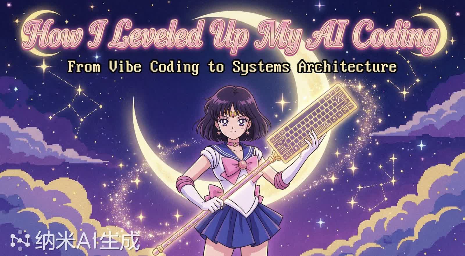 Anime-styled deck cover: How I Leveled Up My AI Coding, from vibe coding to systems architecture